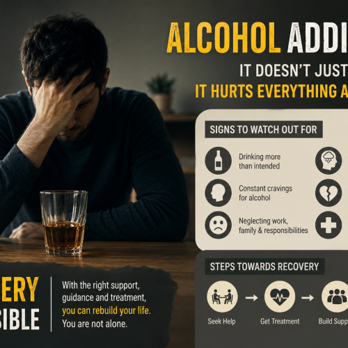 Alcohol Addiction: Recognizing the Signs and Taking the First Step Toward Recovery